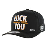 Black (Snap Closure Cotton/ Suede Visor)