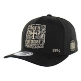 Black (Buckle Closure Perforated Suede)