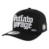 Black (Snap Closure Cotton/ Suede Visor)