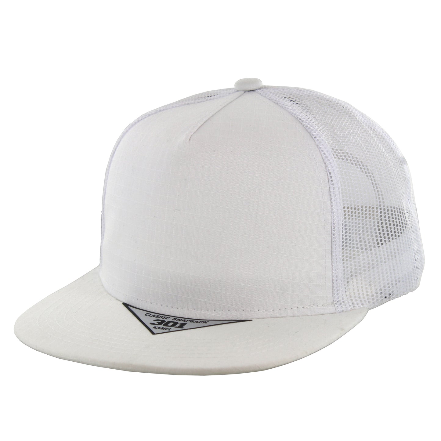 K301RSFT | RIPSTOP FLAT TRUCKER HAT