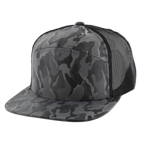 K707NCT | NYLON CAMO TRUCKER HAT