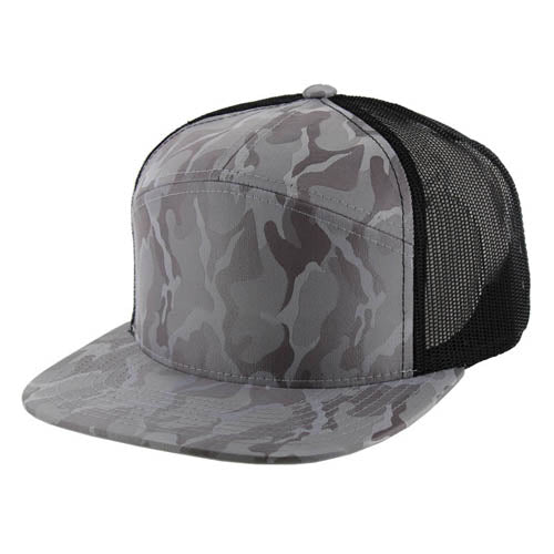 K707NCT | NYLON CAMO TRUCKER HAT