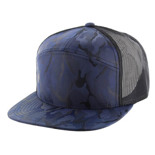 K707NCT | NYLON CAMO TRUCKER HAT