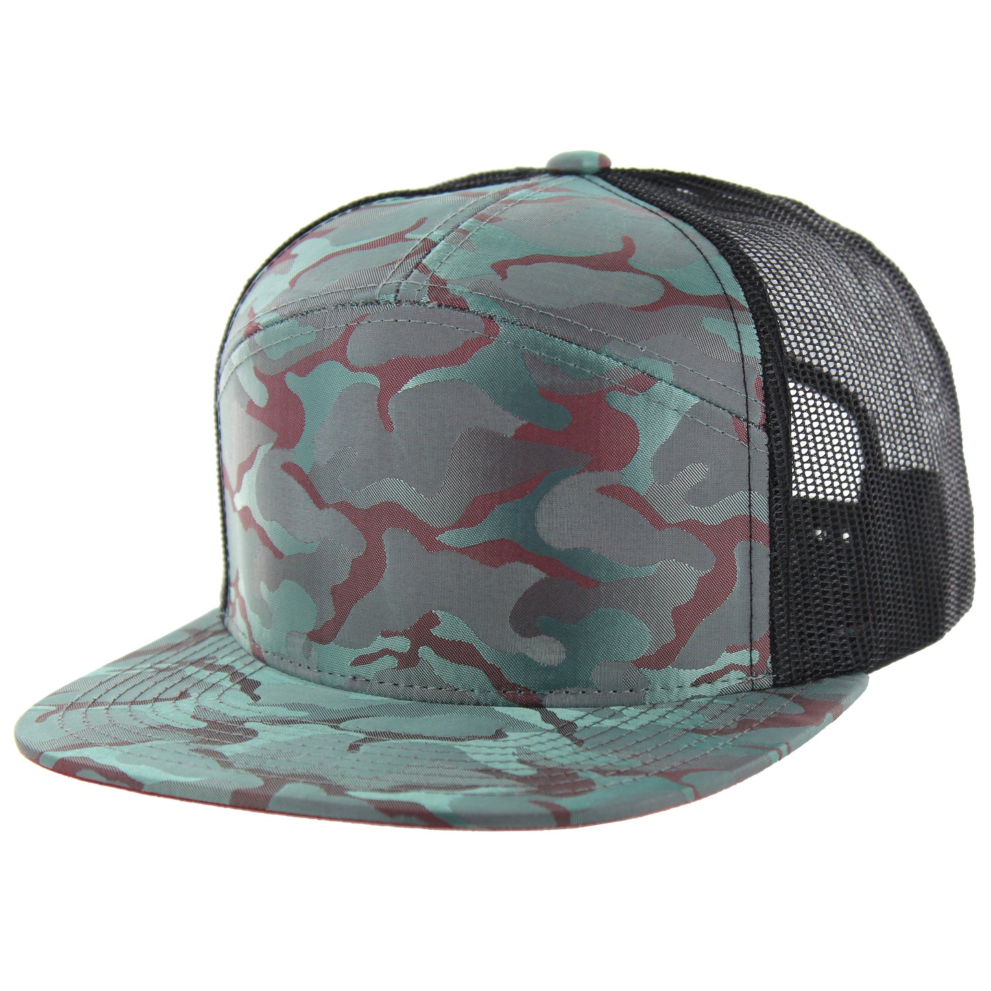 K707NCT | NYLON CAMO TRUCKER HAT