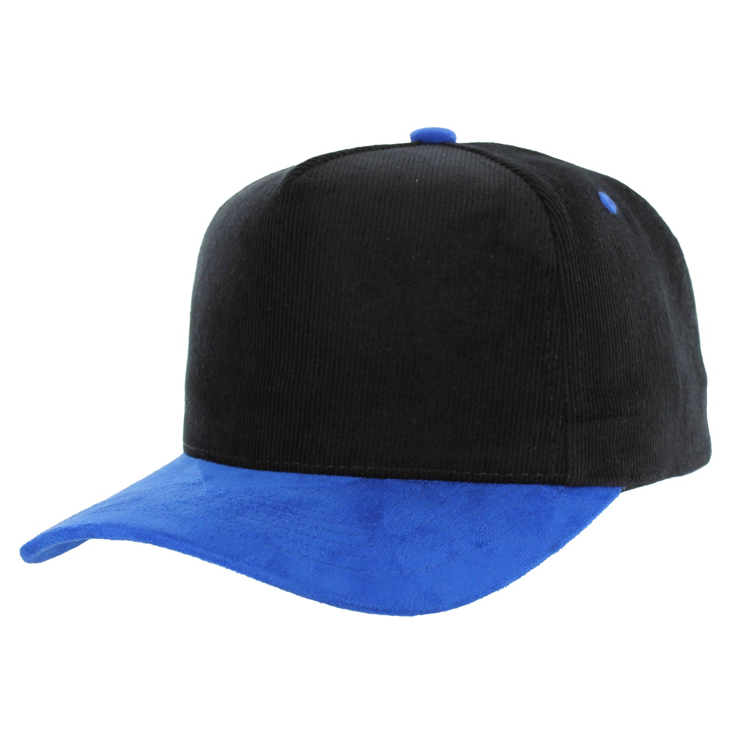 K804CS | CORDUROY HAT WITH SUEDE VISOR