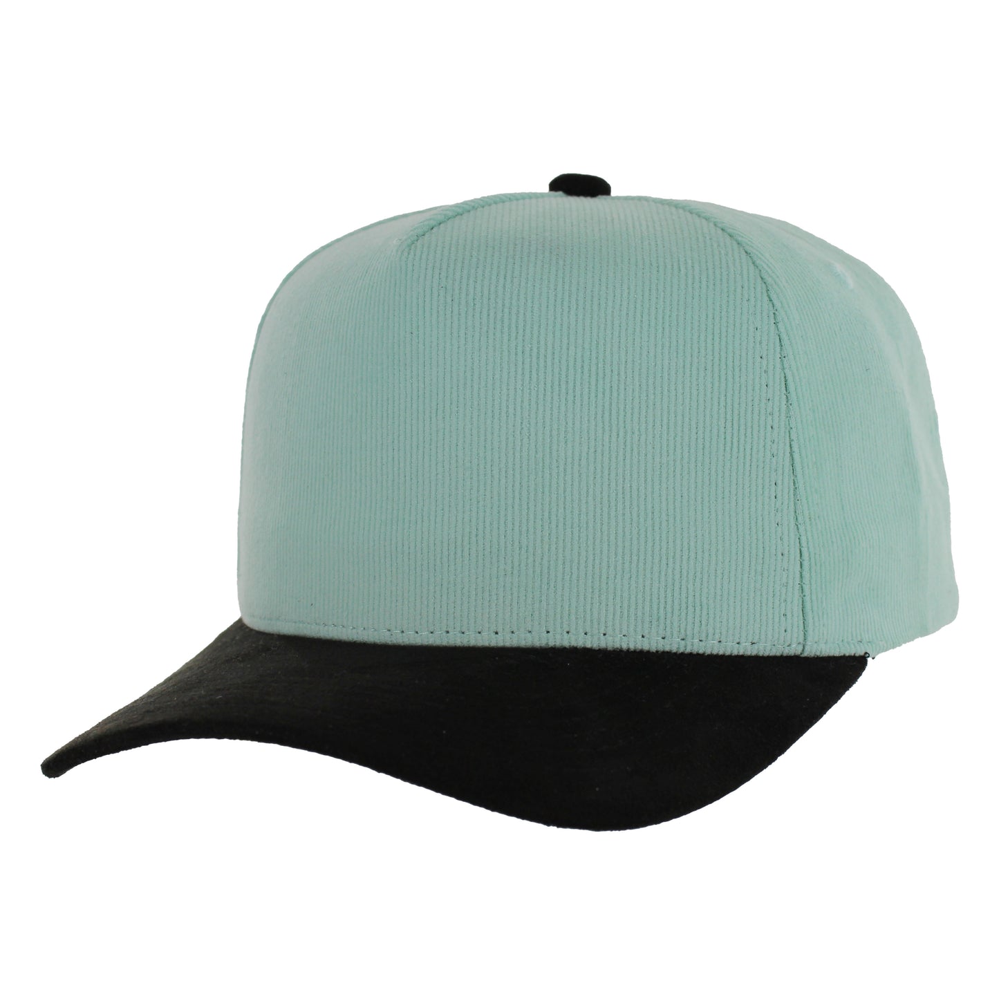K804CS | CORDUROY HAT WITH SUEDE VISOR