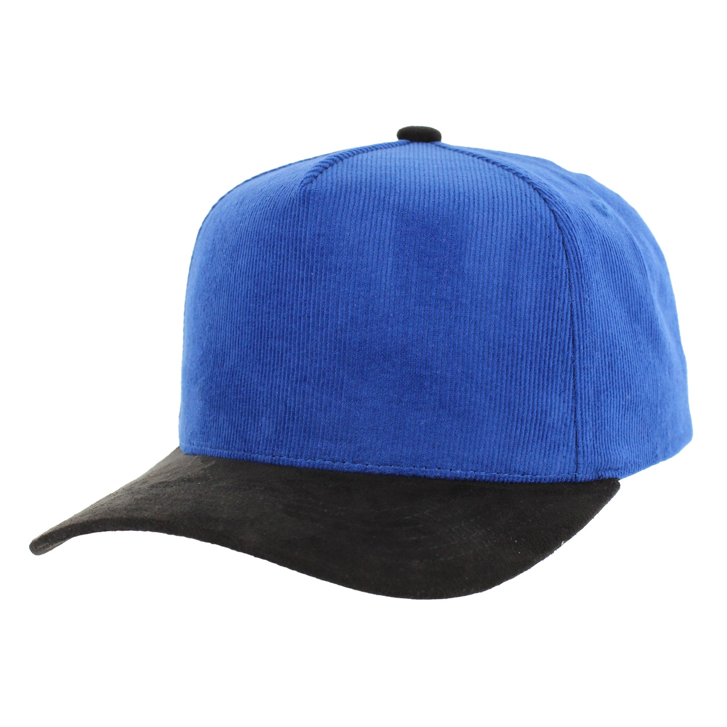 K804CS | CORDUROY HAT WITH SUEDE VISOR