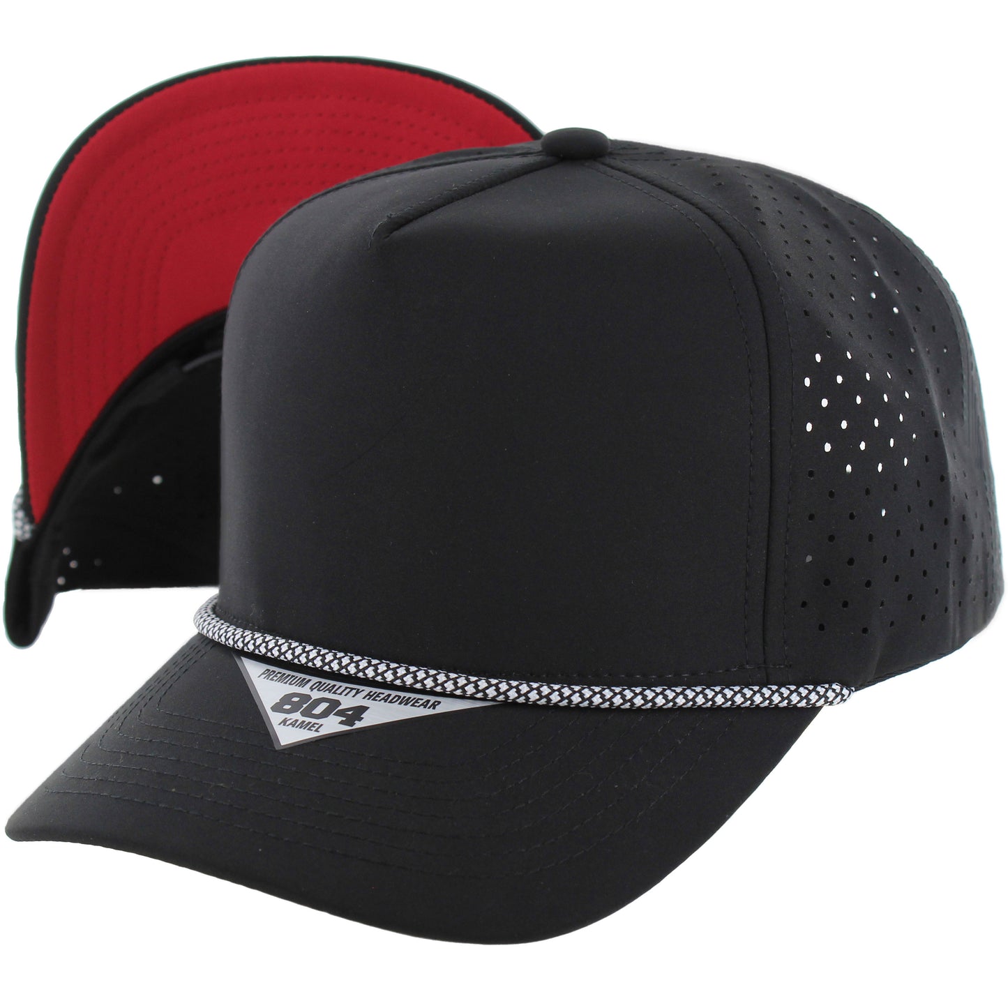 K804DPRS | PERFORATED SUBTONE ROPE HAT
