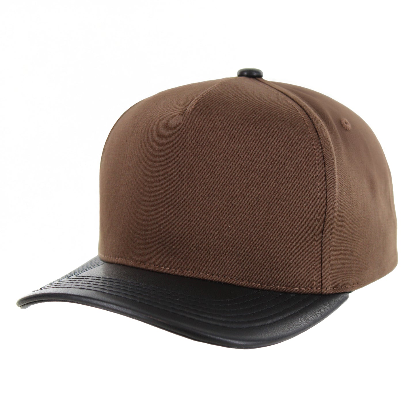 804PV | COTTON/PU VISOR HAT