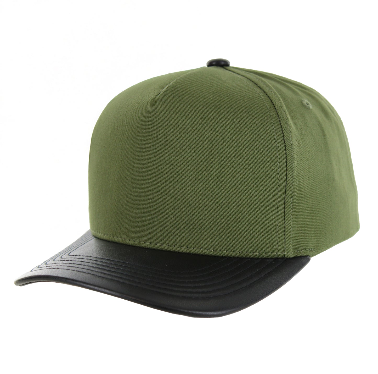 804PV | COTTON/PU VISOR HAT