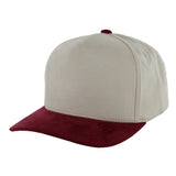 Beige/Burgundy