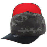 Tone Visor Hat - K.Black Camo/Black (Red)