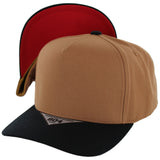 Tone Visor Hat - Caramel/Black (Red)