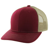 Burgundy/Khaki