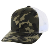Green Camo/White