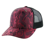 Burgundy Camo/Black