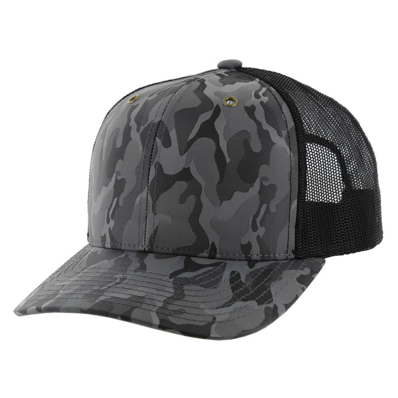 K815NCT | NYLON CAMO TRUCKER HAT