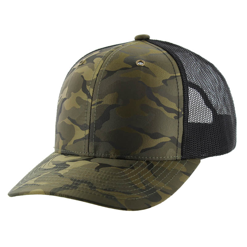 K815NCT | NYLON CAMO TRUCKER HAT