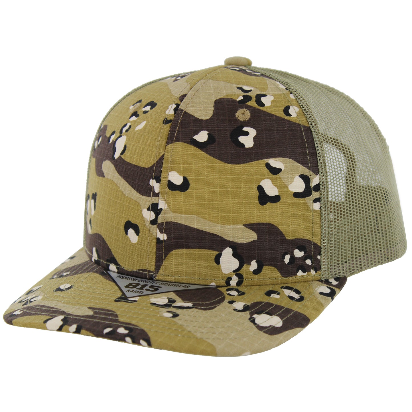 K815RSCT | RIPSTOP CAMO TRUCKER HAT