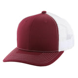 Burgundy/White