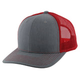 Heather Grey/Red