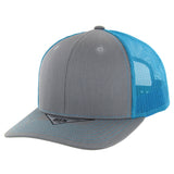 Heather Grey/Neon Blue